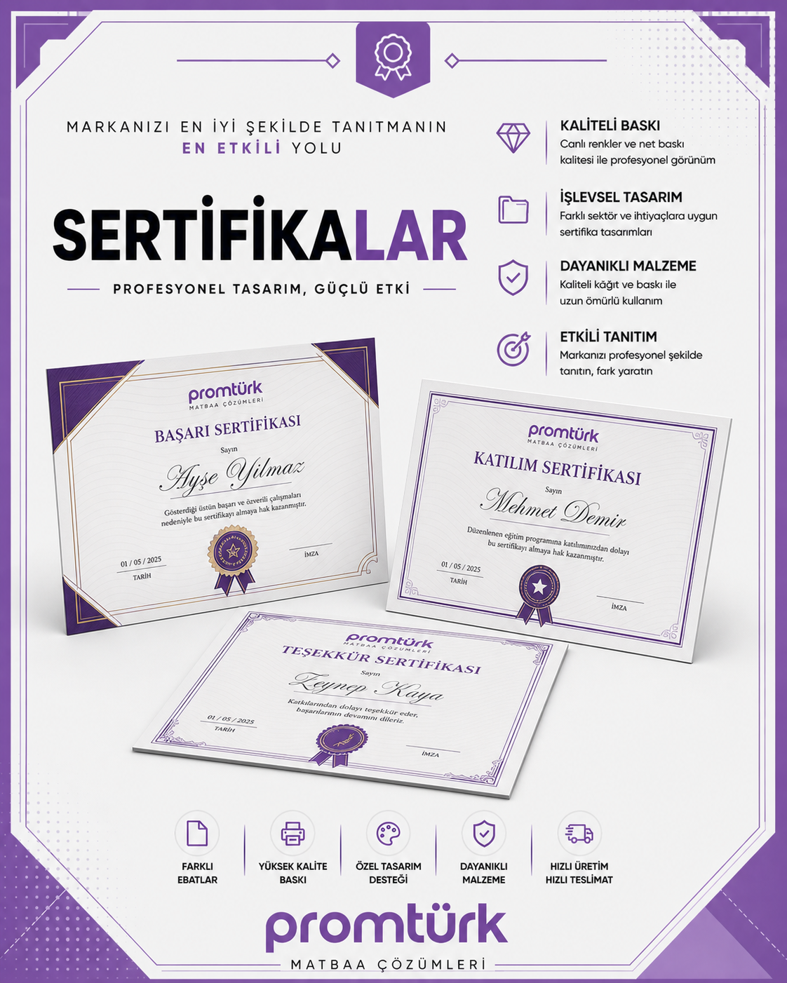 sertifikalar