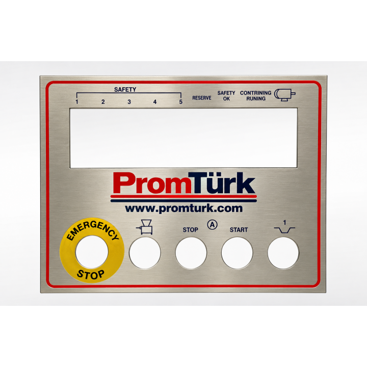 Metal Panel Etiket